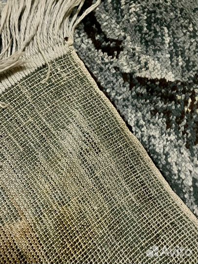 Винтажный шерстяной ковёр Погоня Гдр 70-е годы