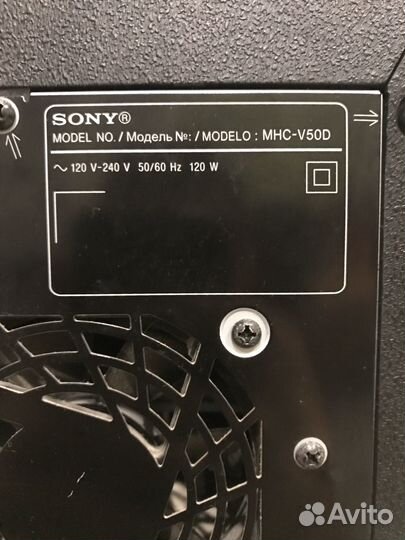 Колонка sony mhc-v50d