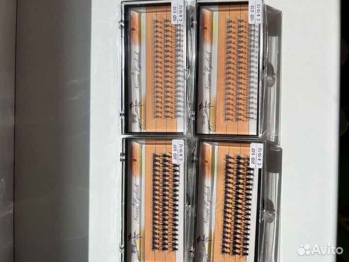 Рсницы пучки Nesura Mix клей в подарок