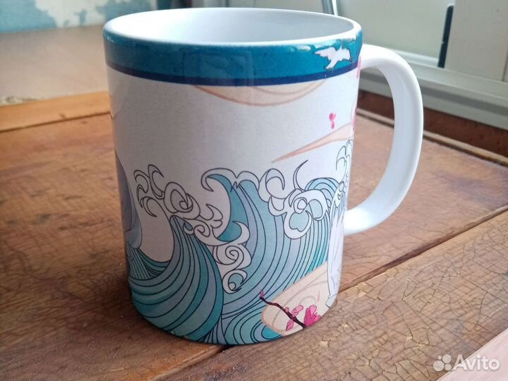 Кружка Genshin impact с Аякой