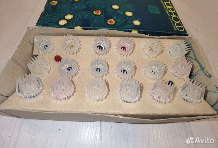 Елочная гирлянда Фонарики СССР г. Ленинград