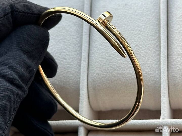 Браслет женский cartier гвоздь золотой