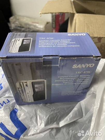 Плеер кассетный Sanyo trc-870c новый