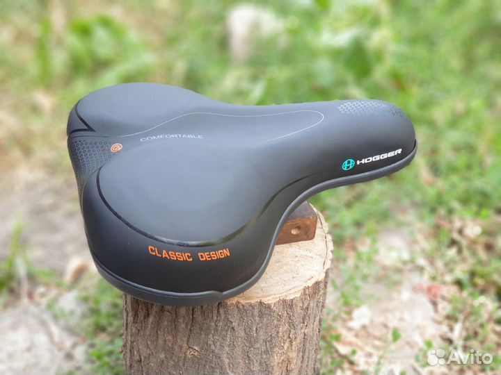 Седло для велосипеда комфортное (гель)