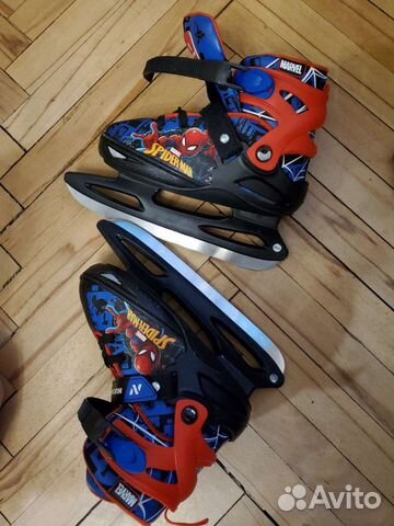 Коньки раздвижные детские Nordway spider-MAN 36-41