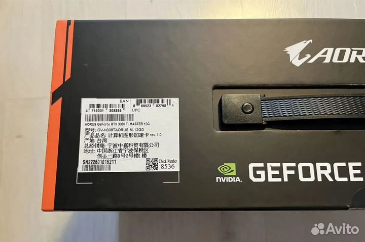 Видеокарта RTX 3080 Ti Aorus