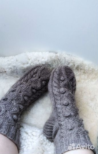 Вязаные носки