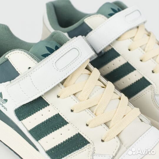 Кроссовки Adidas Forum Low White / Green