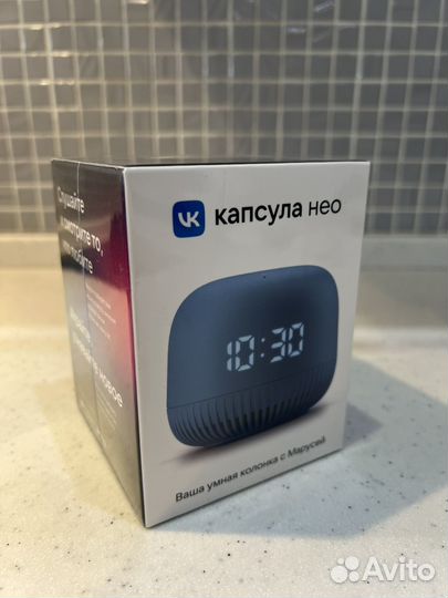 Vk капсула нео с Марусей умная колонка синий