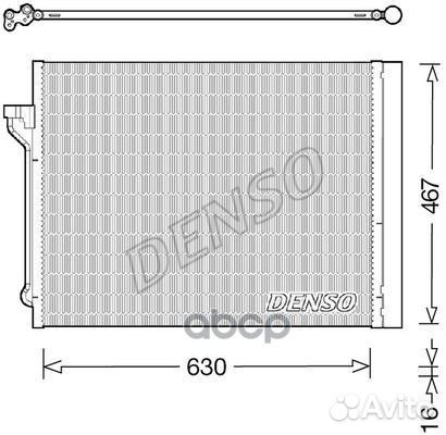 Радиатор кондиционера DCN05029 Denso