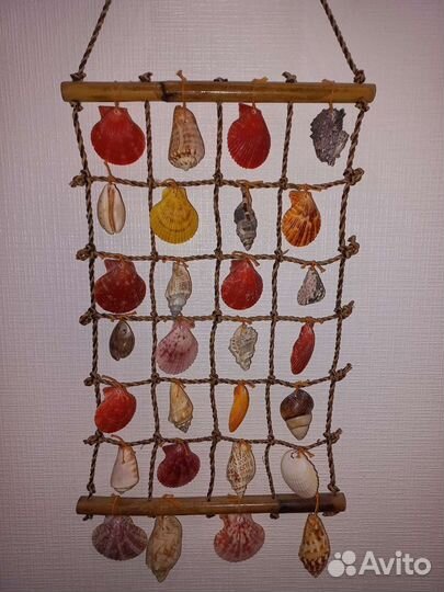 Панно из морских ракушек