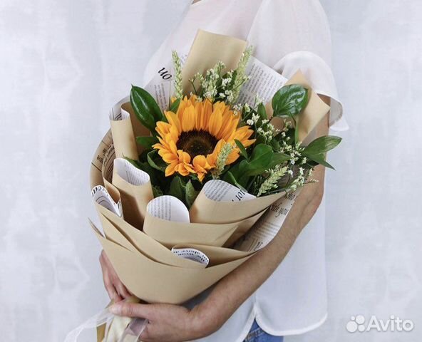 Букет подсолнухов
