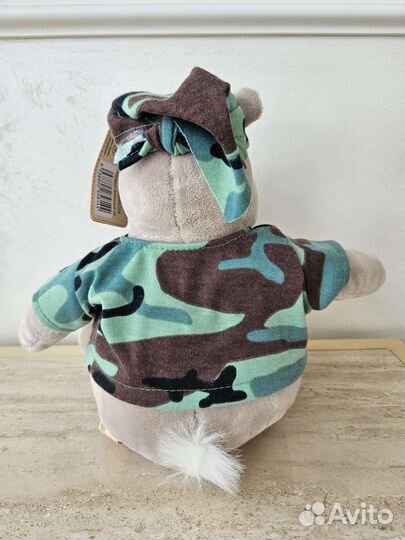 Мягкая игрушка бегемот 29см