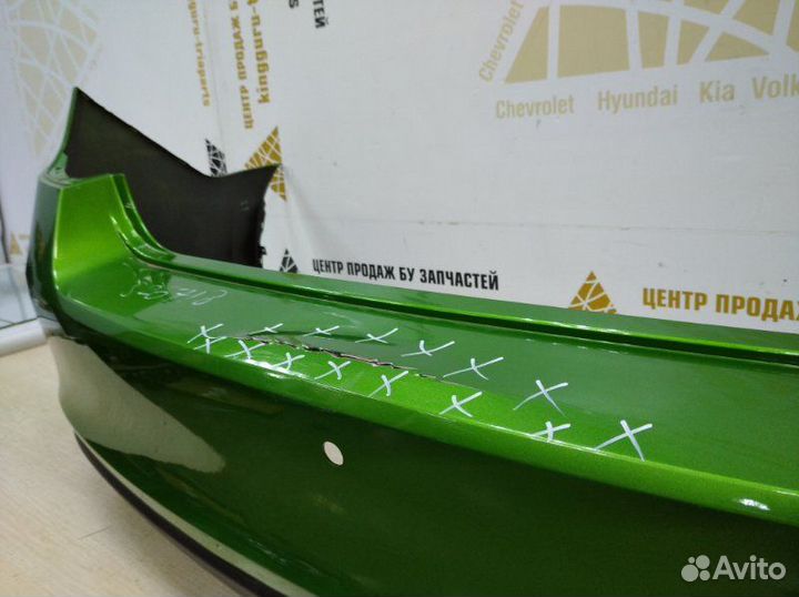 Бампер задний Skoda Rapid 1 NH3 до рестайлинг