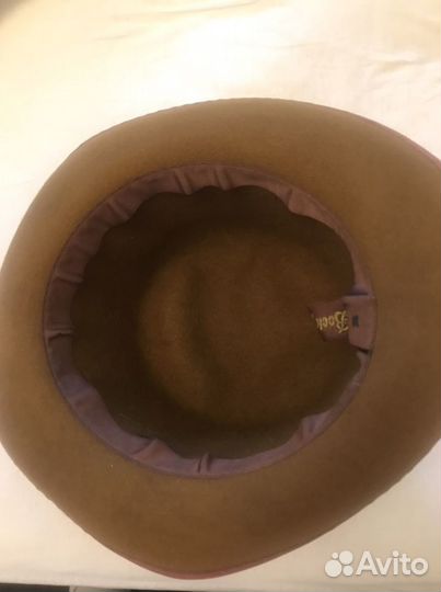 Шляпа фетровая жен табачного цвета