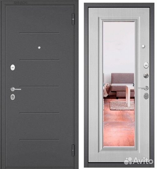 Дверь с зеркалом