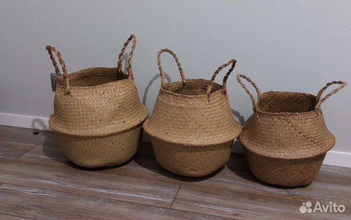 Корзина кашпо для цветов