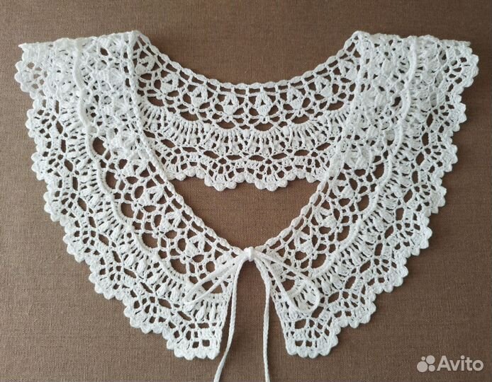 Воротничок ажурный. Ручная работа