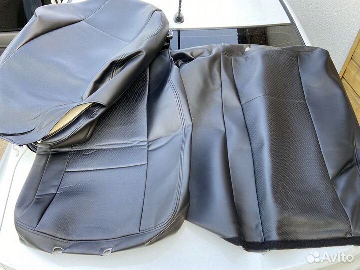 Авточехлы из экокожи на Хендай Солярис 2016 г.в