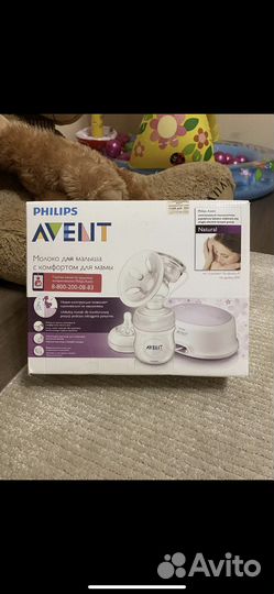Молокоотсос avent электрический