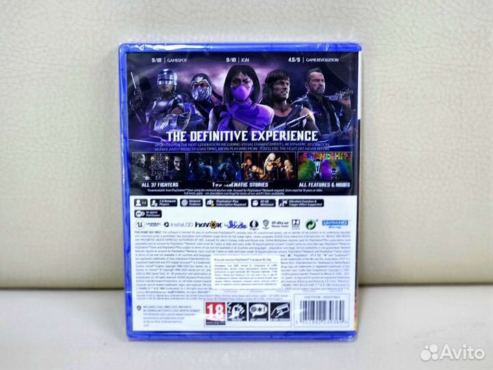 Диск ps5 новый Mortal Kombat 11 Ultimate
