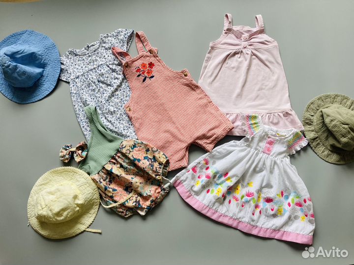 Вещи на девочку 80 next, HM, M&S