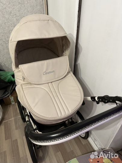 Коляска 2 в 1 эко кожа