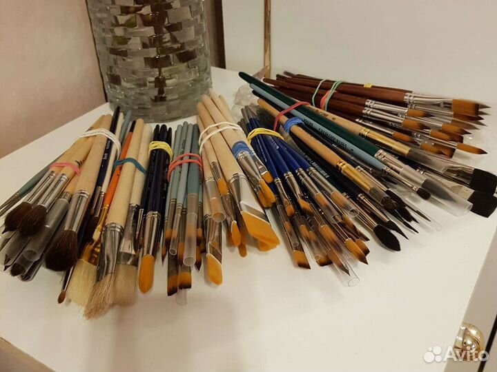 Кисти художественные,синтет,колонок,белка,пони,щет