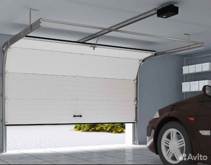 Гаражные секционные ворота дорхан монтаж 1-3 дн