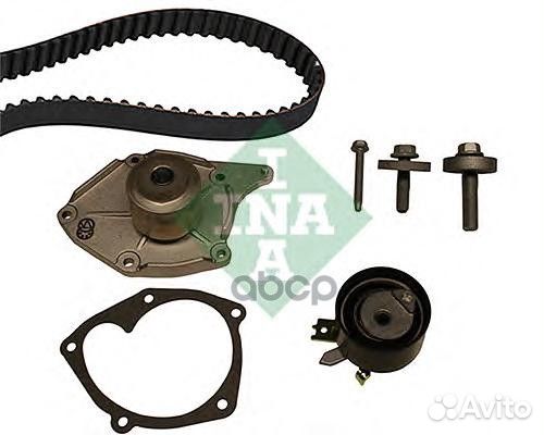 Комплект ремня грм + насос водяной 530019730 Ina