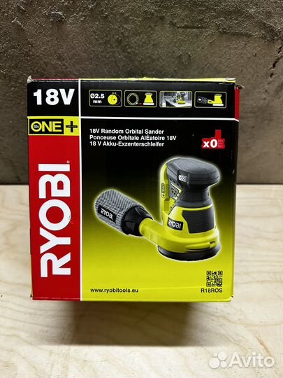 Эксцентриковая шлифмашина Ryobi ONE+ R18ROS