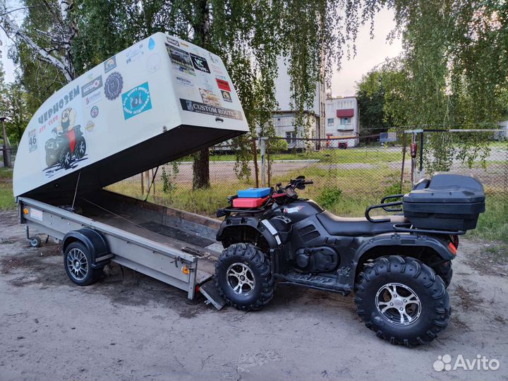 Квадроцикл с прицепом