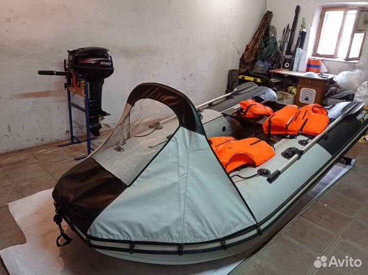 Лодка пвх Ривьера 3400 + Hidea 9.9 Fhs