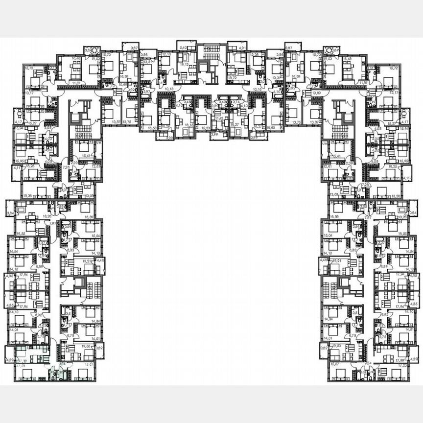 3-к. квартира, 76,7 м², 4/4 эт.