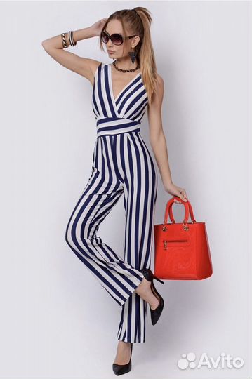 Новый комбинезон в полоску 46 M