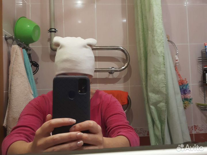 Детская шапка с ушками