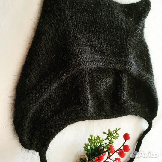 Шапка Чепчик вязаный женский