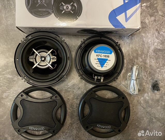 Автомобильные колонки kenwood KFC-1656
