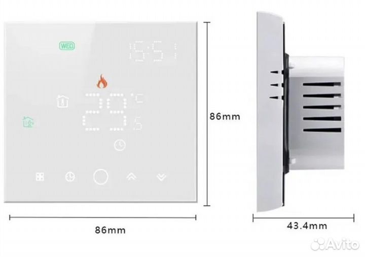 Терморегулятор c недельным программированием