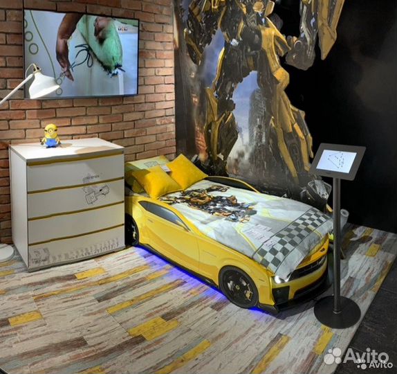 Кровать машина Детская мебель