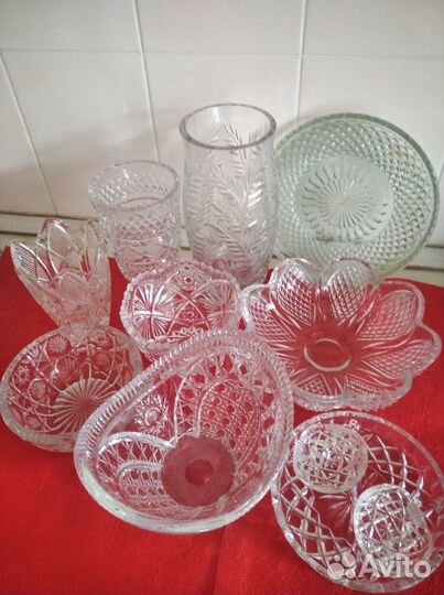 Ваза хрусталь