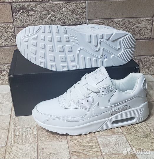 Кроссовки Nike Air Mаx 90 (белые)