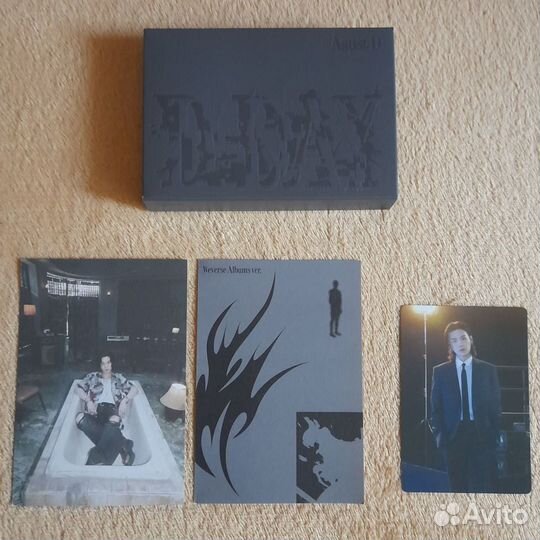 K-pop merch Agust D, альбом D DAY