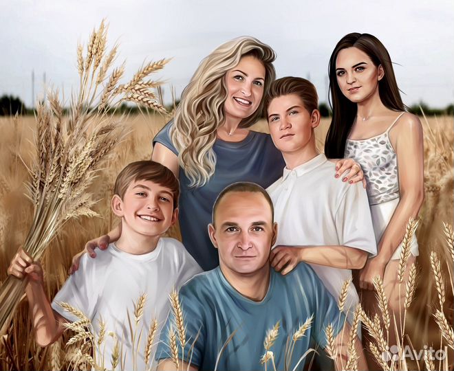 Портрет на заказ/Картина/Роспись стен/Грим