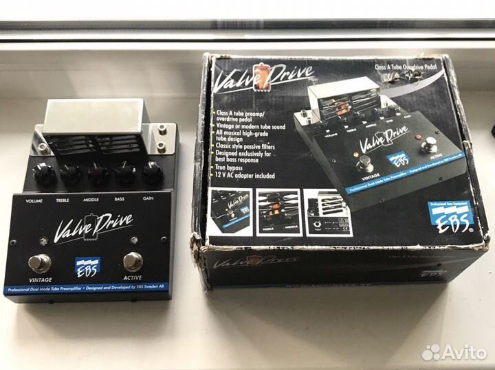 Педаль для бас гитары EBS ValveDrive