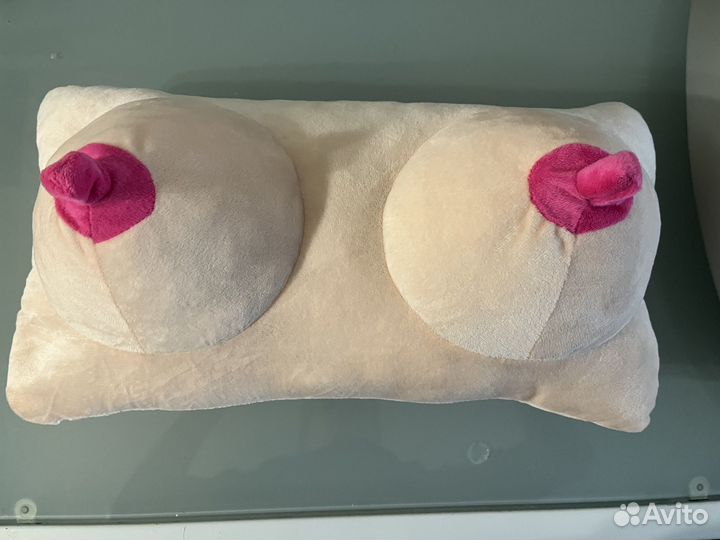 Подушка женская грудь антистресс мягкая под шею