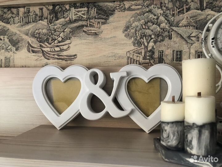 Фоторамка в форме сердца