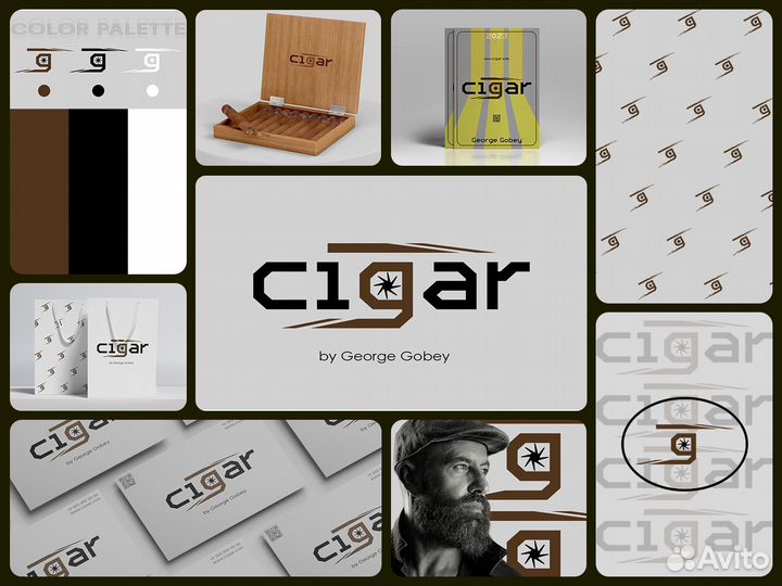 Графический дизайнер логотип фирменный стиль полиг