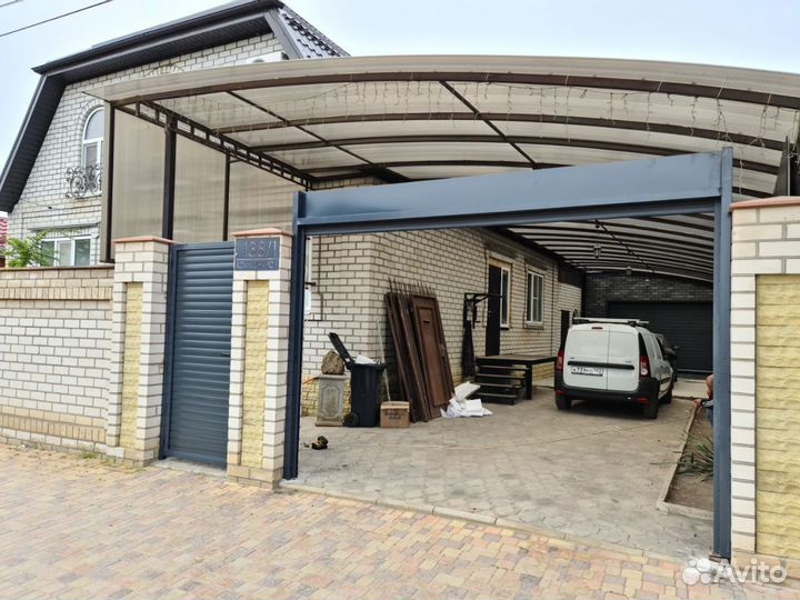 Ворота роллетные с калиткой