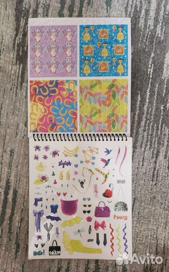 Стиль Книжки для девочек раскраски с трафаретами